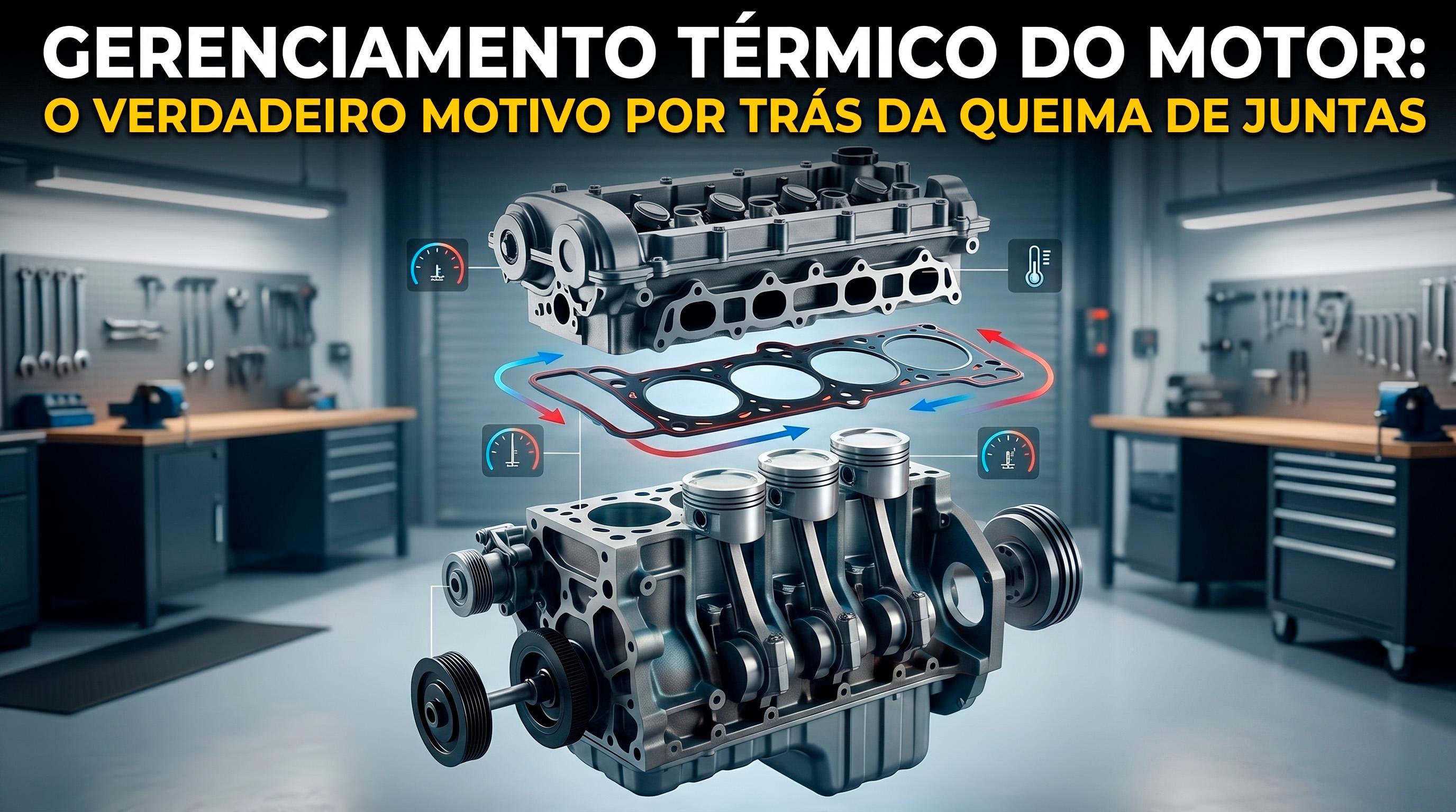 Gerenciamento Térmico do Motor: O Verdadeiro Motivo por Trás da Queima de Juntas