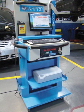 A aferição do equipamento realizada pelo INMETRO é valida por seis meses